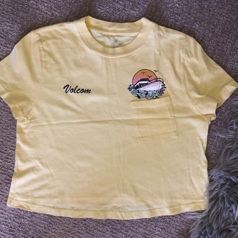 cropped t-shirt volcom